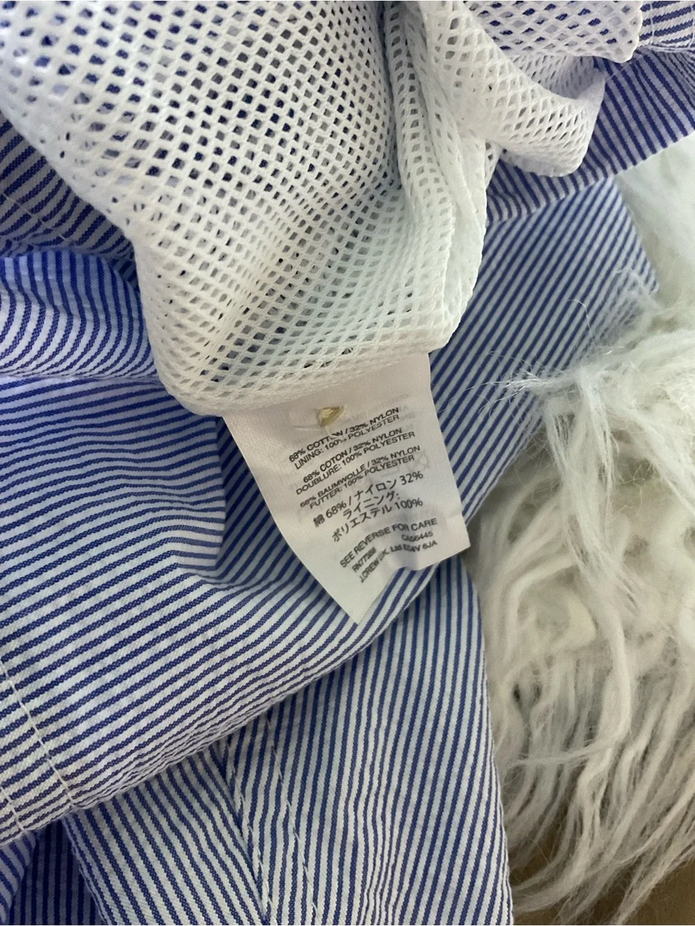 J Crew Seersucker Stripe Swim Trunks Board